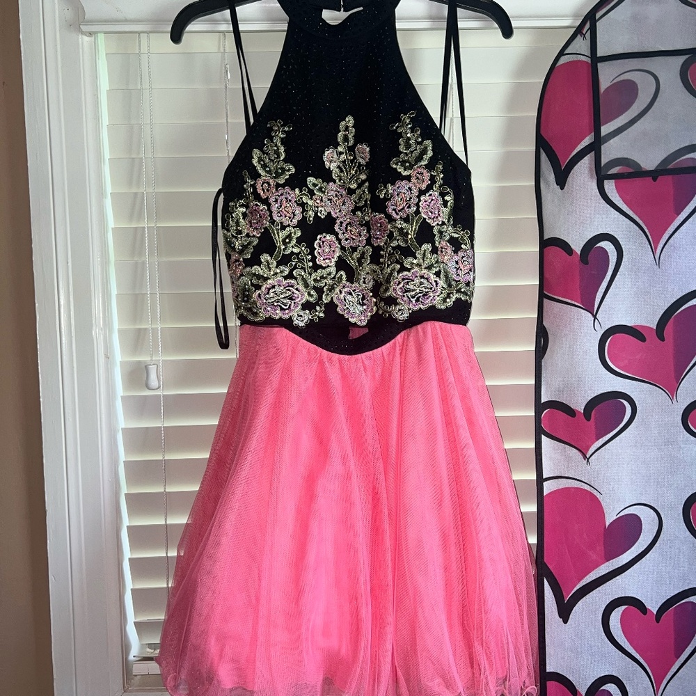 Two piece formal dance dress